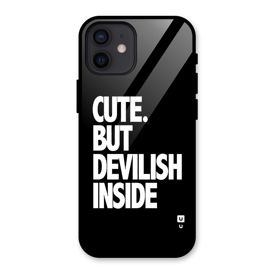 Devil Inside Glass Back Case for iPhone 12