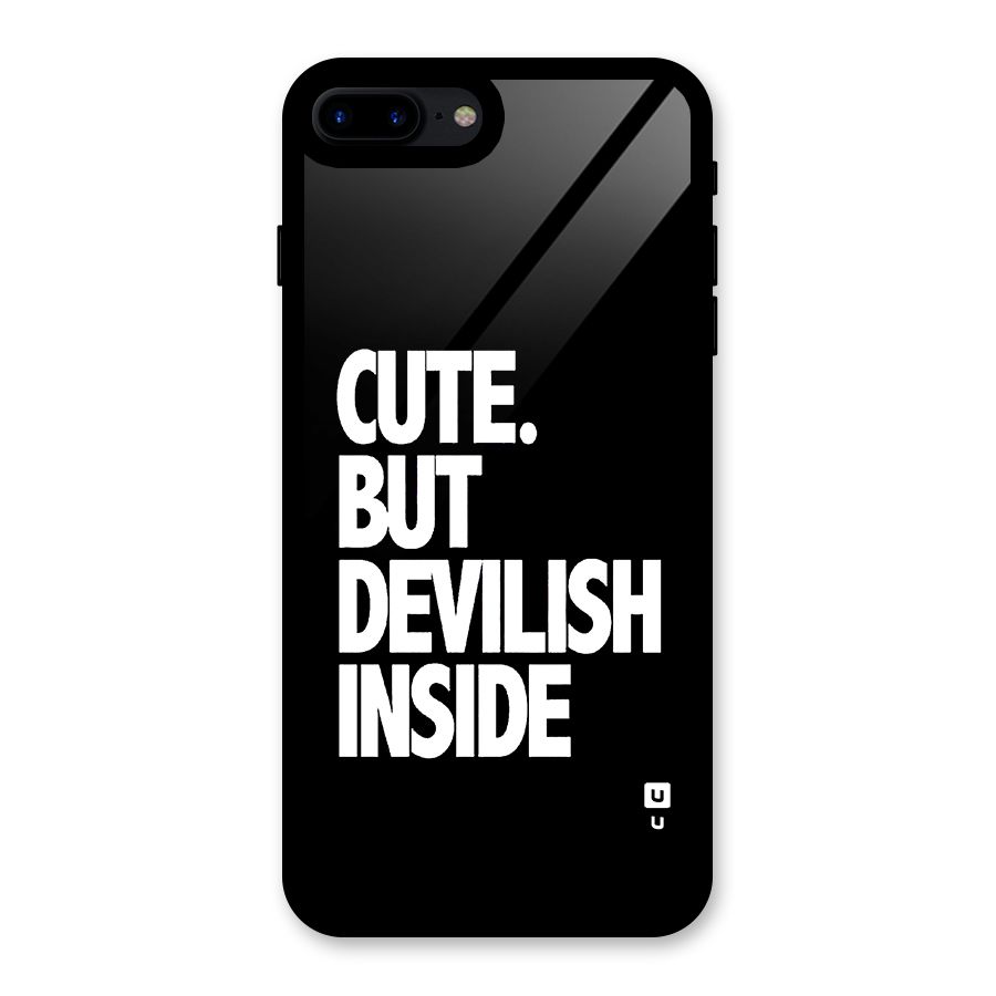 Devil Inside Glass Back Case for iPhone 8 Plus