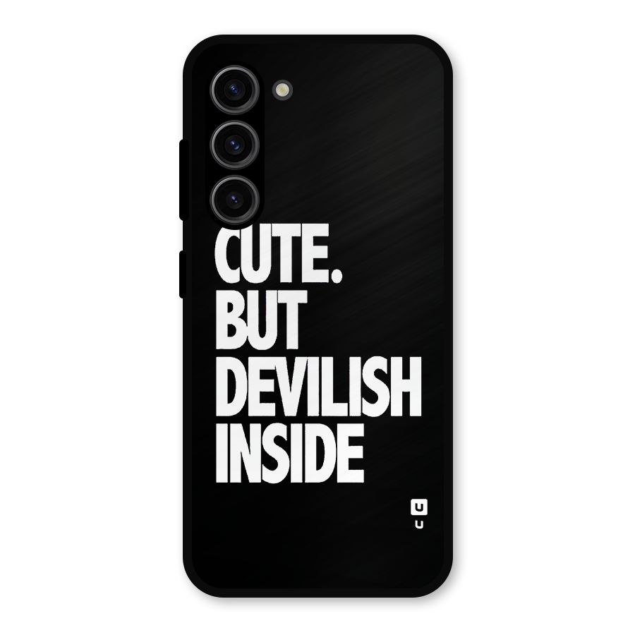 Devil Inside Metal Back Case for Galaxy S23