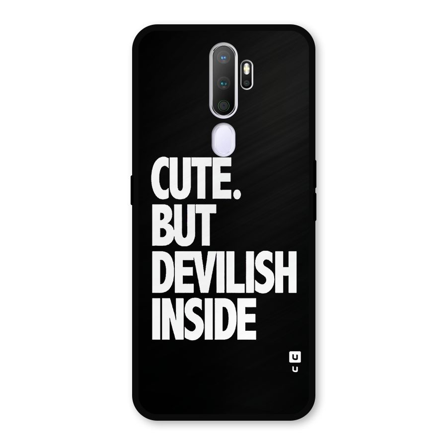 Devil Inside Metal Back Case for Oppo A9 (2020)