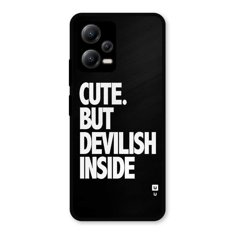 Devil Inside Metal Back Case for Poco X5