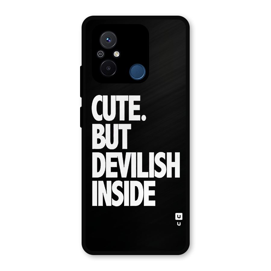 Devil Inside Metal Back Case for Redmi 12C