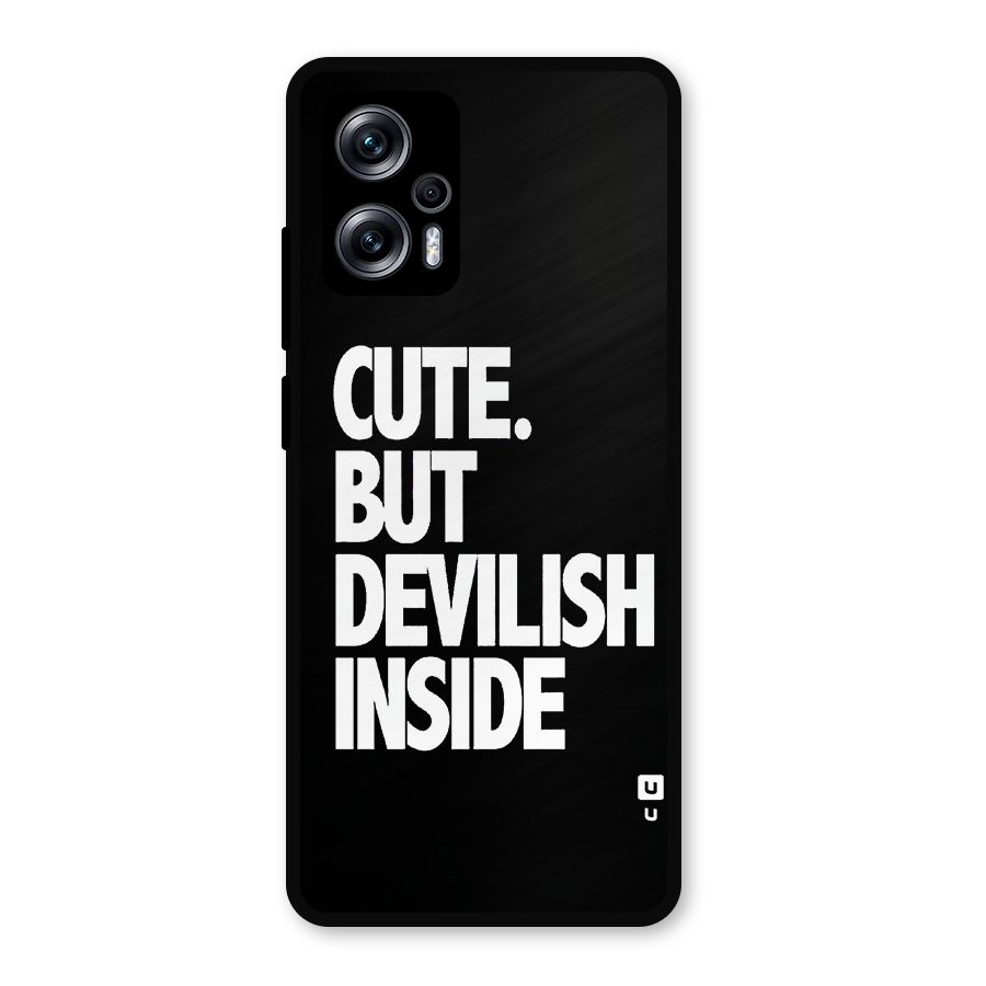 Devil Inside Metal Back Case for Redmi K50i