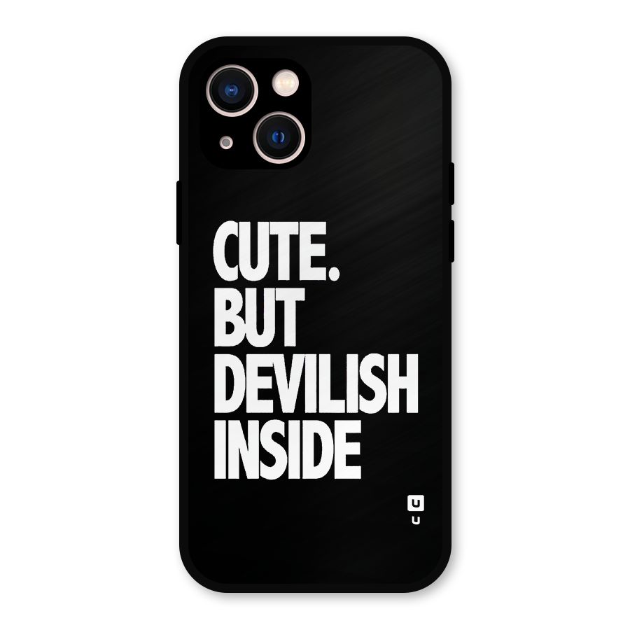Devil Inside Metal Back Case for iPhone 13