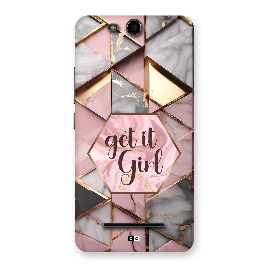 Diamond Girl Back Case for Canvas Juice 3 Q392