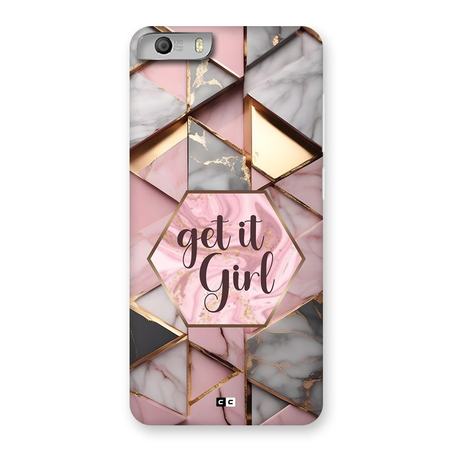 Diamond Girl Back Case for Canvas Knight 2