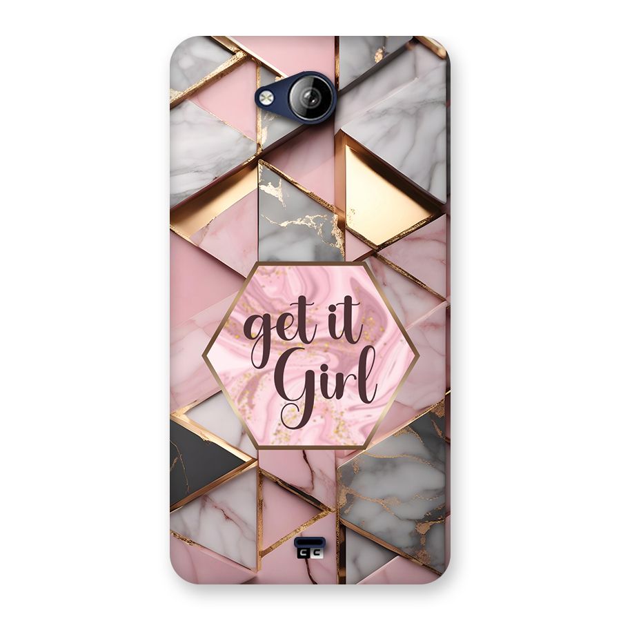 Diamond Girl Back Case for Canvas Play Q355