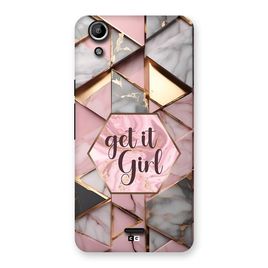 Diamond Girl Back Case for Canvas Selfie Lens Q345