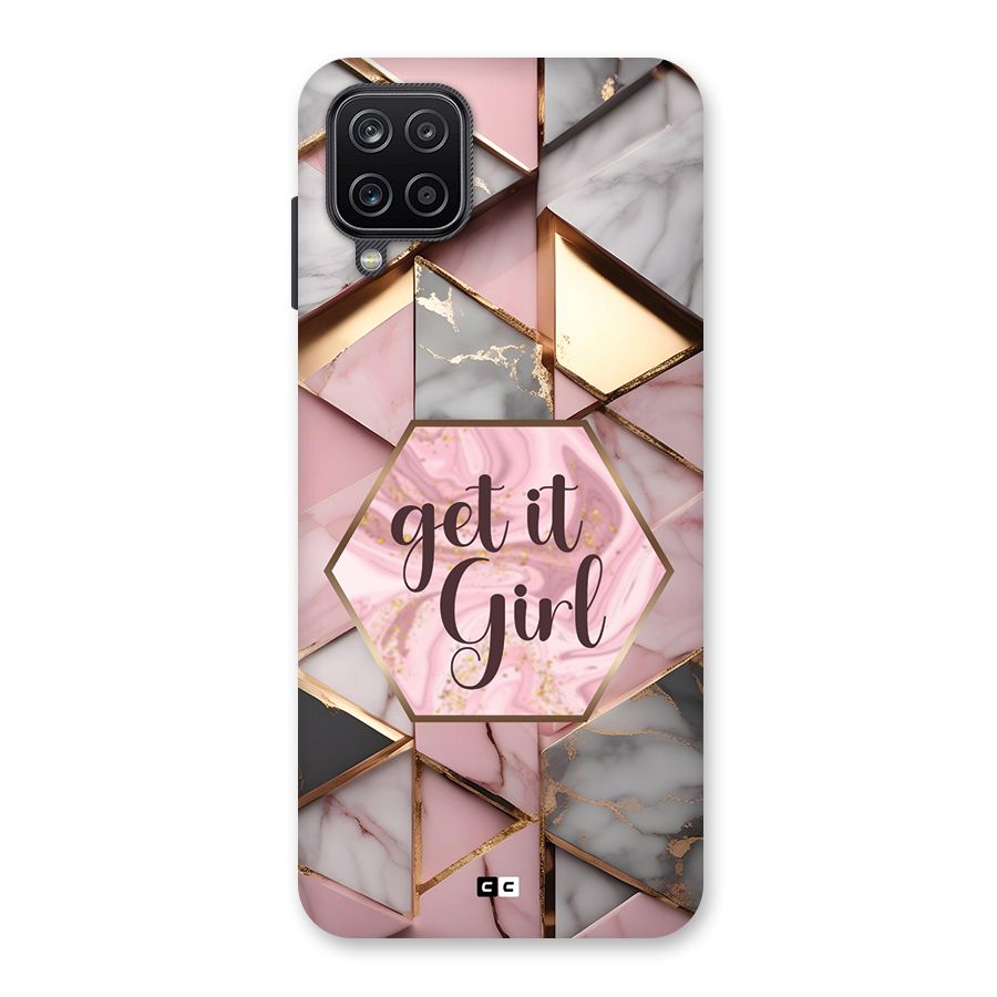 Diamond Girl Back Case for Galaxy A12
