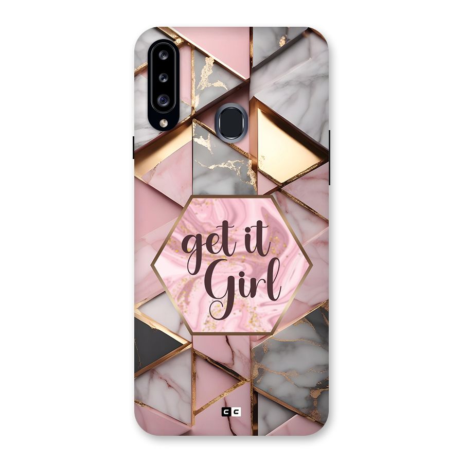 Diamond Girl Back Case for Galaxy A20s