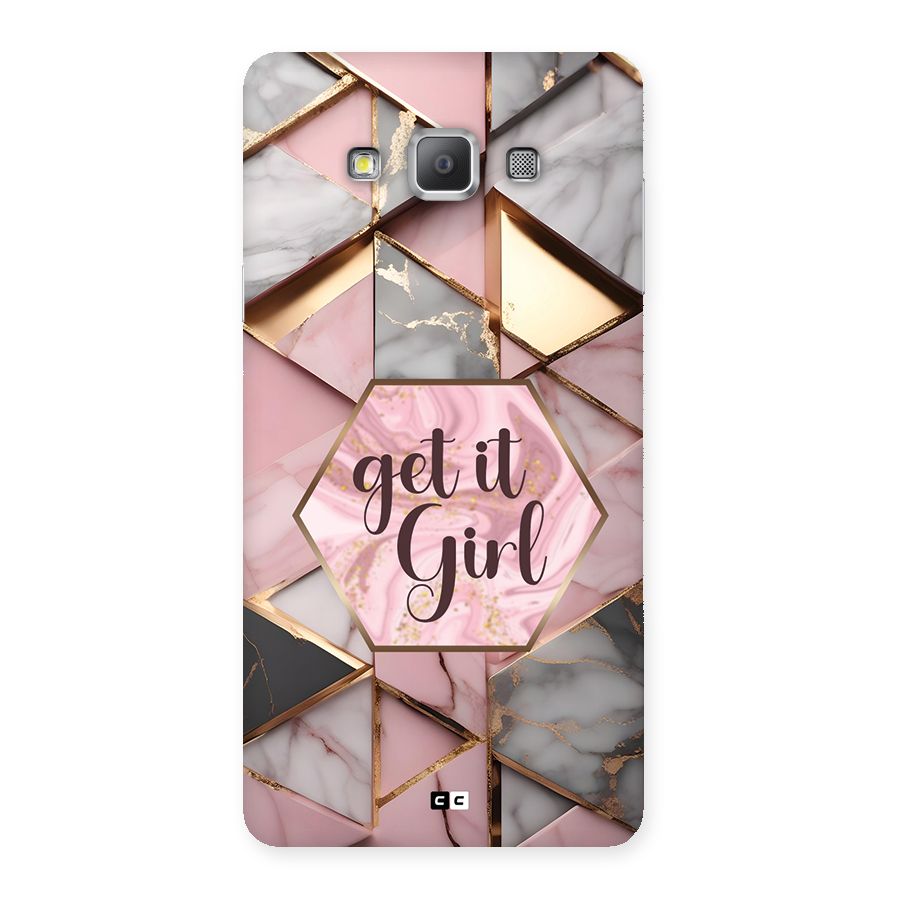 Diamond Girl Back Case for Galaxy A7