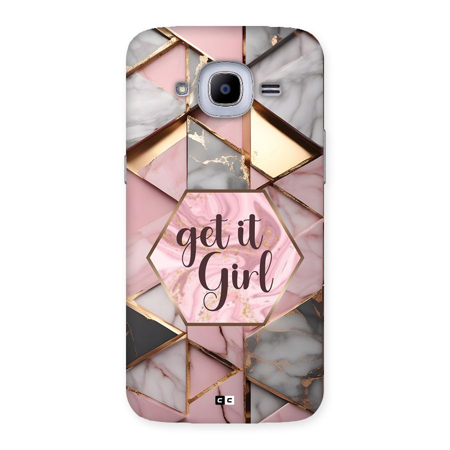 Diamond Girl Back Case for Galaxy J2 Pro