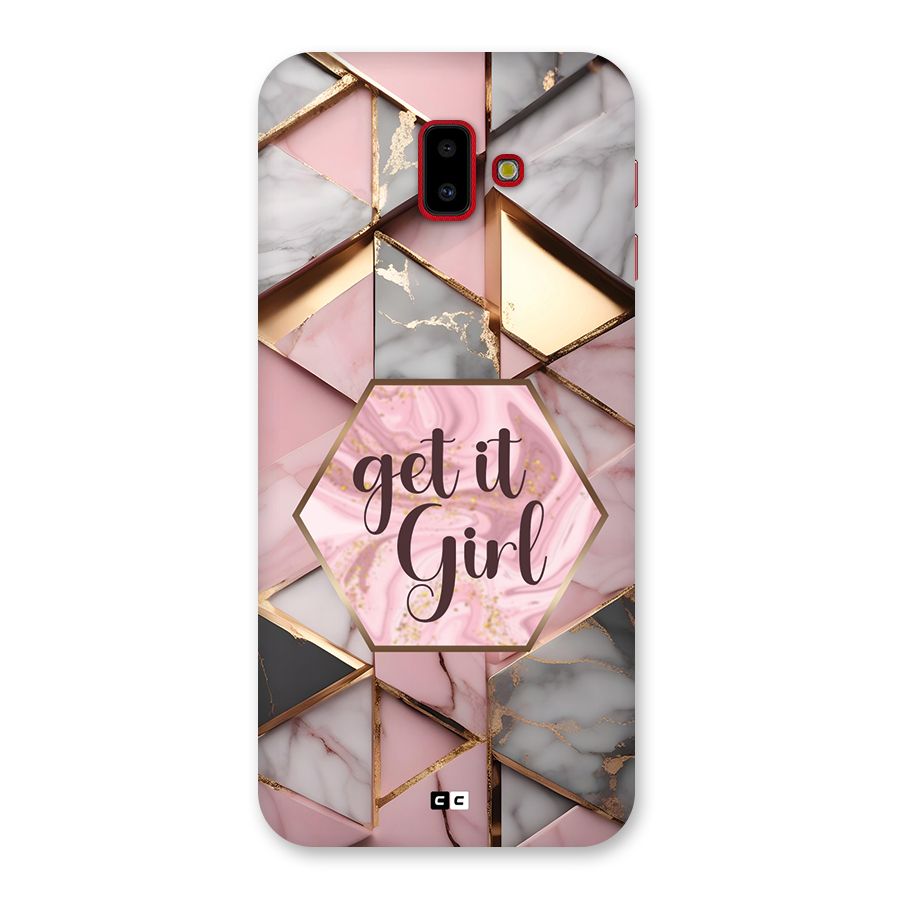 Diamond Girl Back Case for Galaxy J6 Plus