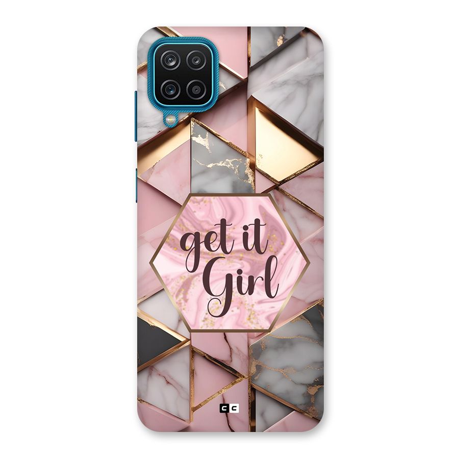 Diamond Girl Back Case for Galaxy M12