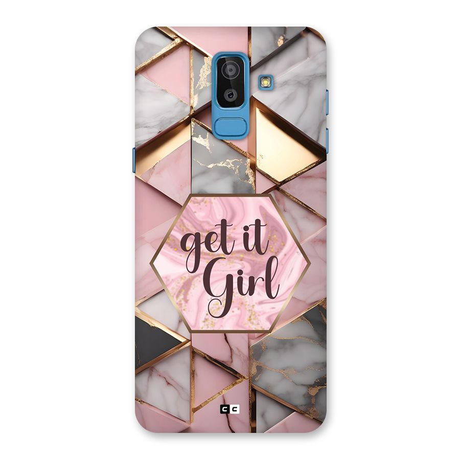 Diamond Girl Back Case for Galaxy On8 (2018)