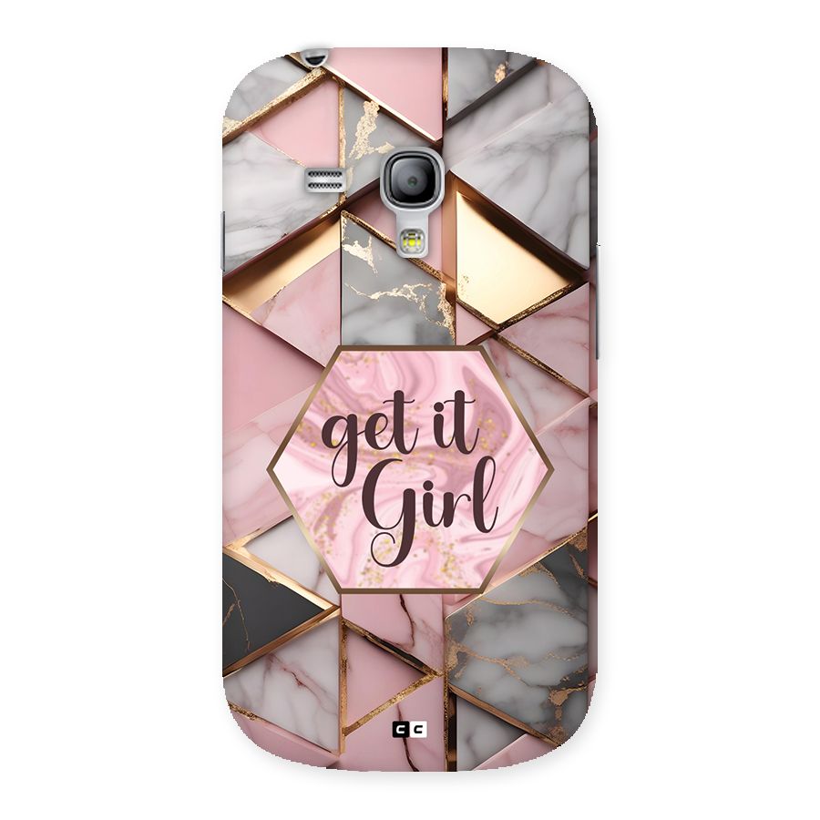 Diamond Girl Back Case for Galaxy S3 Mini