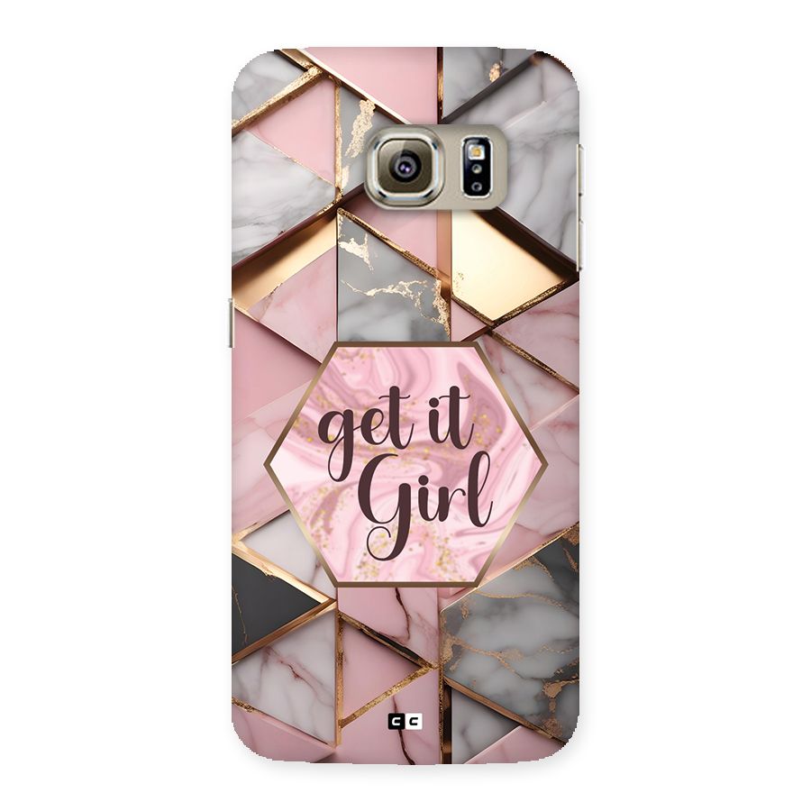 Diamond Girl Back Case for Galaxy S6 edge