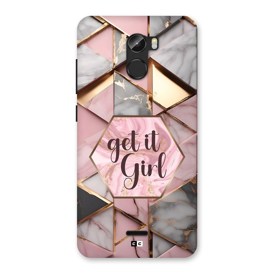 Diamond Girl Back Case for Gionee X1