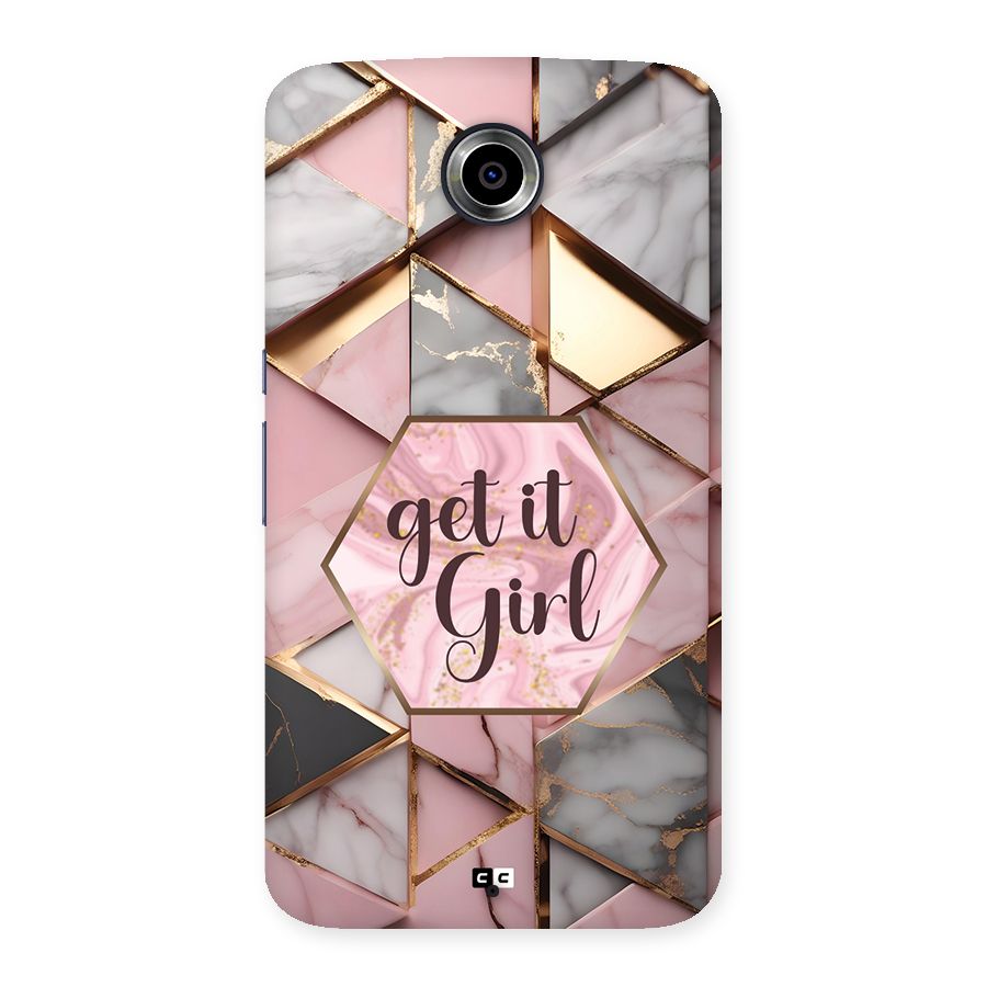 Diamond Girl Back Case for Google Nexus 6