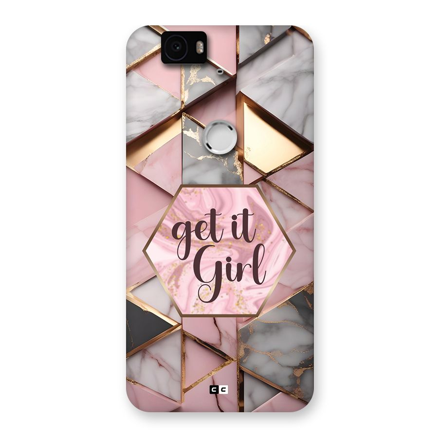Diamond Girl Back Case for Google Nexus 6P