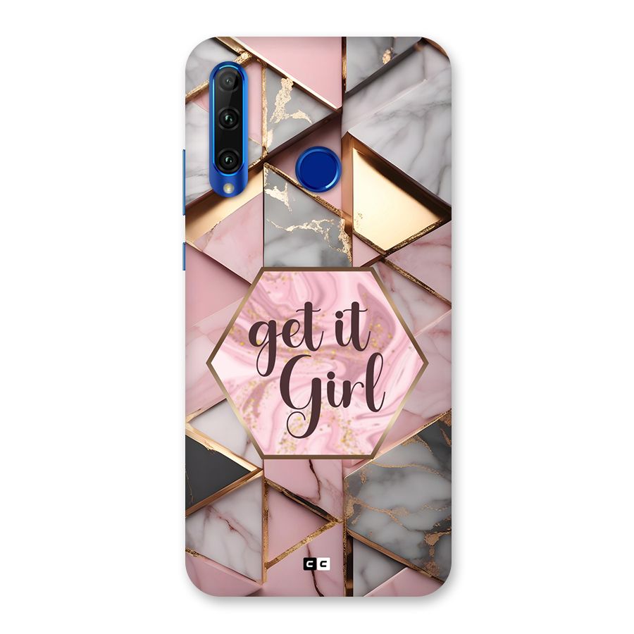Diamond Girl Back Case for Honor 20i