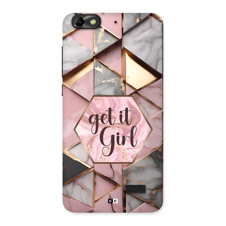 Diamond Girl Back Case for Honor 4C