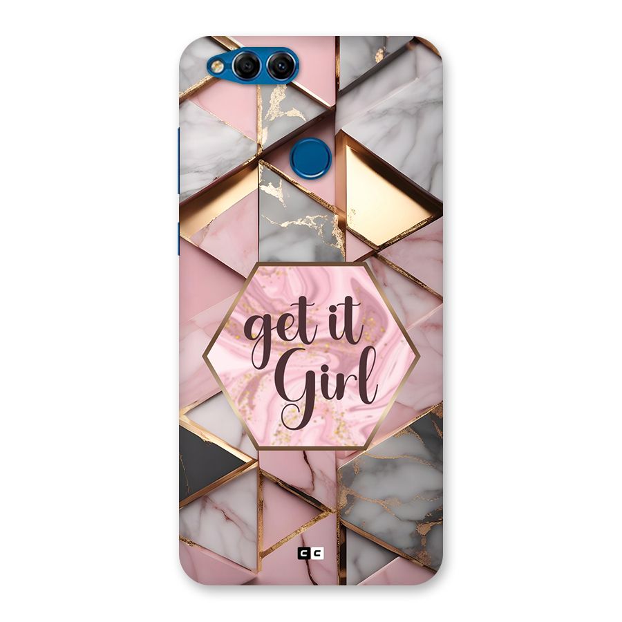 Diamond Girl Back Case for Honor 7X