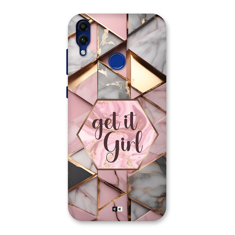 Diamond Girl Back Case for Honor 8C