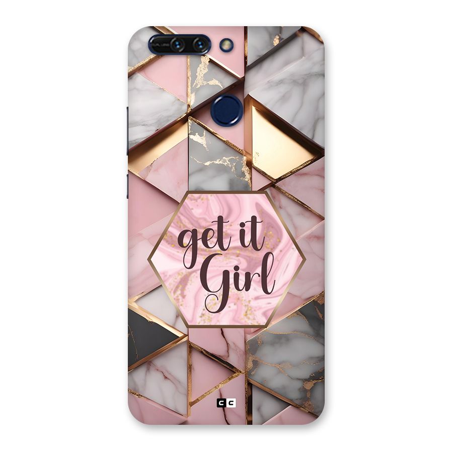 Diamond Girl Back Case for Honor 8 Pro