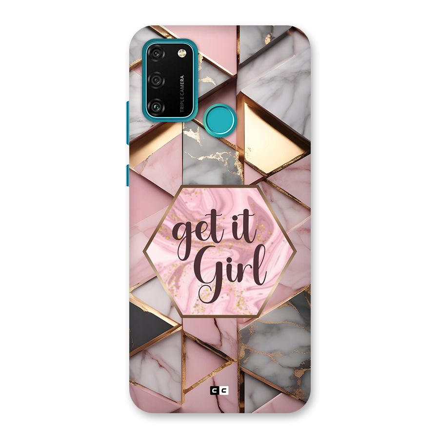 Diamond Girl Back Case for Honor 9A