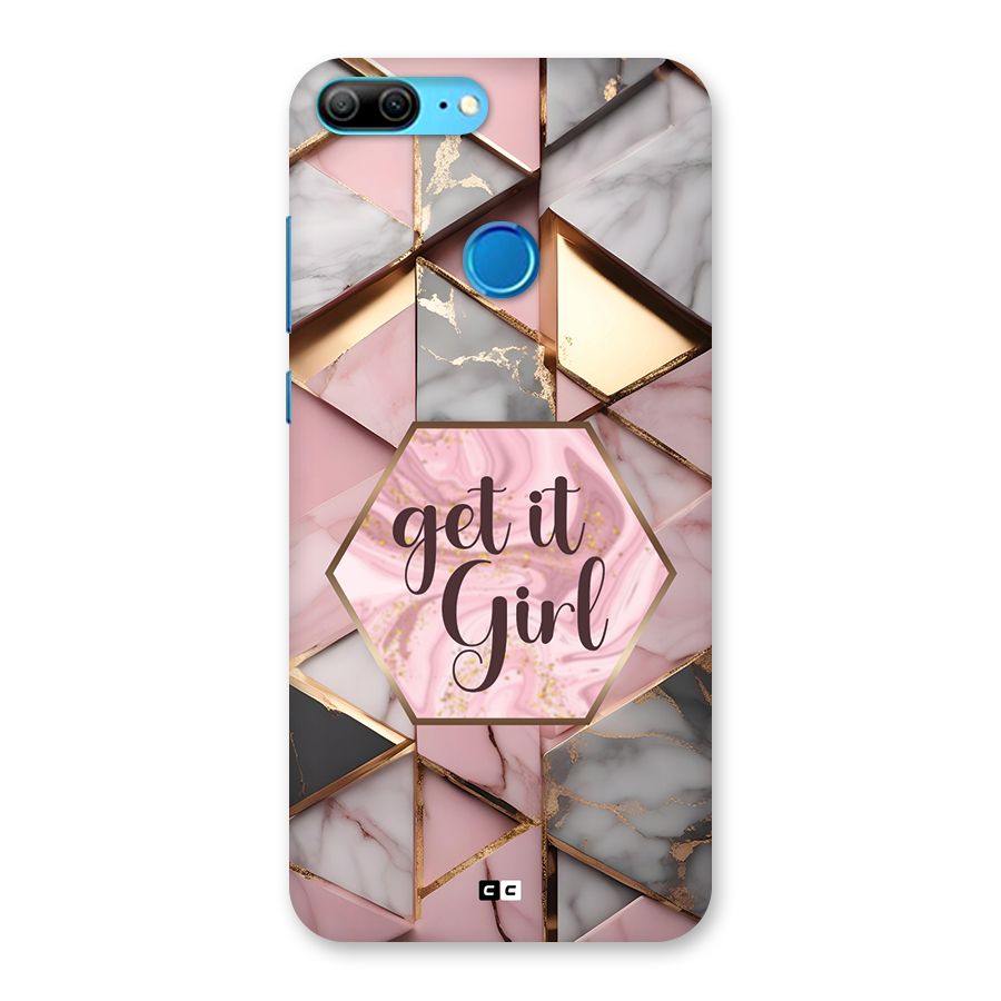 Diamond Girl Back Case for Honor 9 Lite