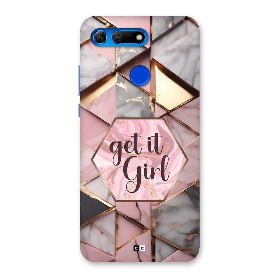Diamond Girl Back Case for Honor View 20