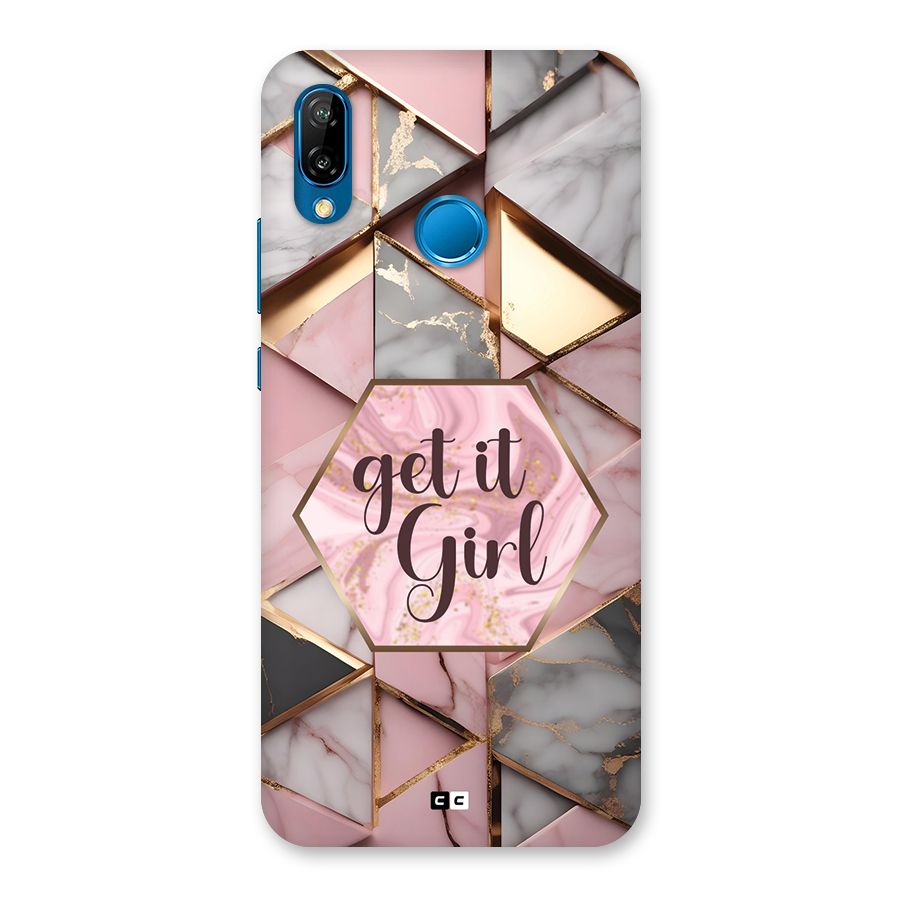 Diamond Girl Back Case for Huawei P20 Lite