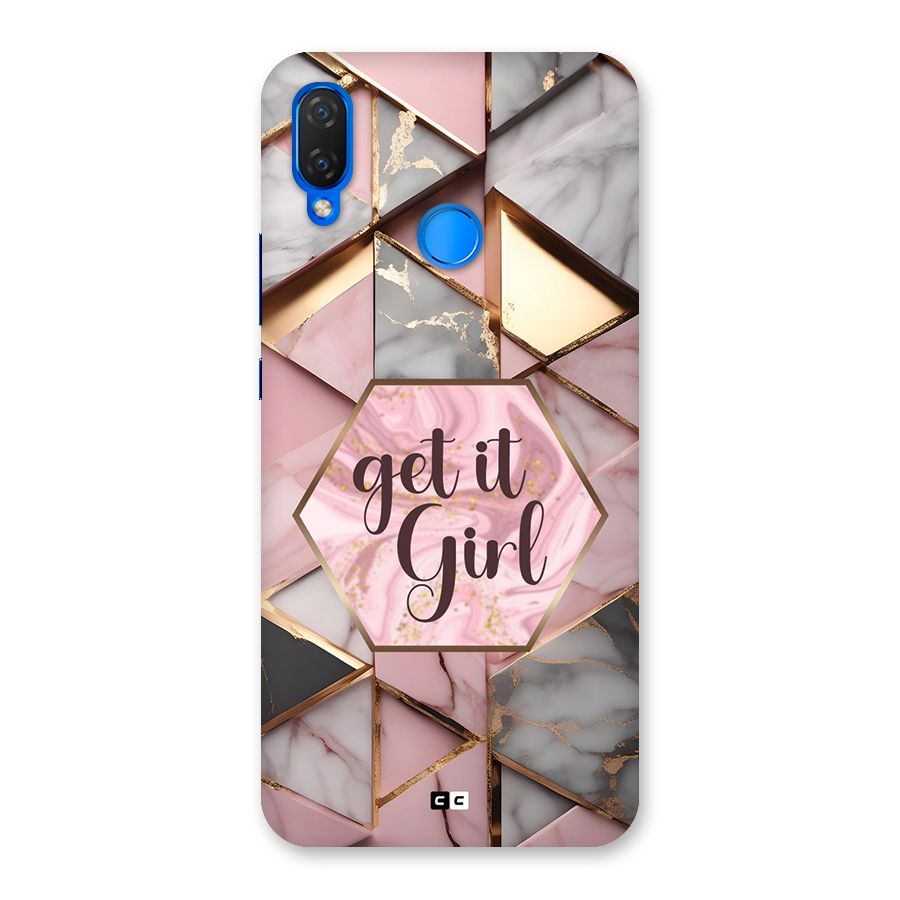 Diamond Girl Back Case for Huawei P Smart Plus