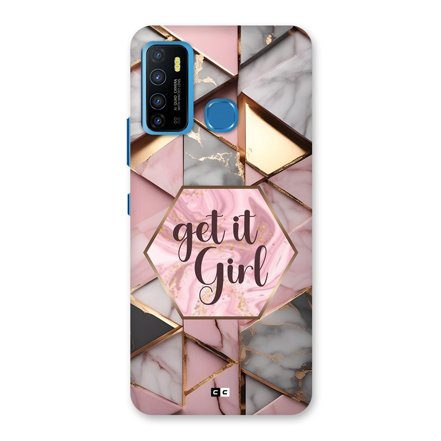 Diamond Girl Back Case for Infinix Hot 9
