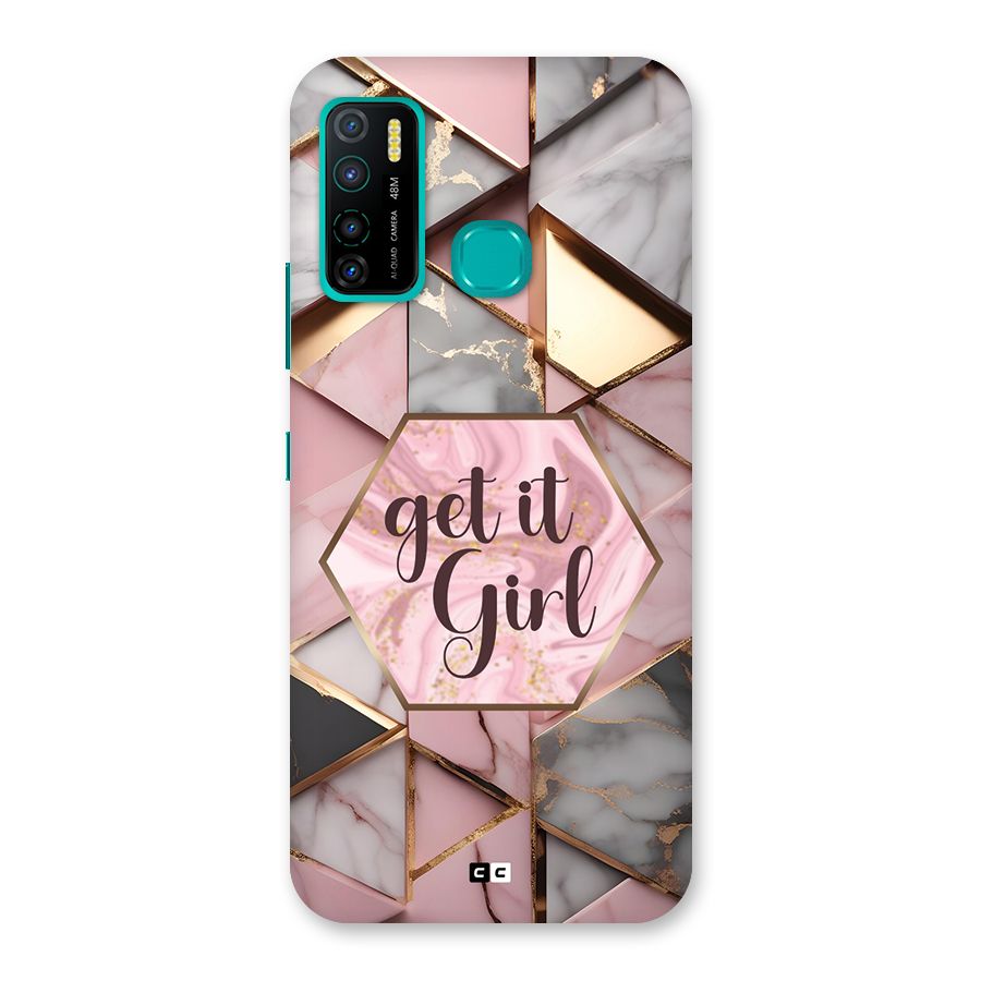 Diamond Girl Back Case for Infinix Hot 9 Pro