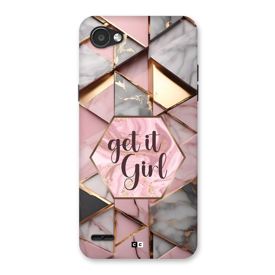 Diamond Girl Back Case for LG Q6