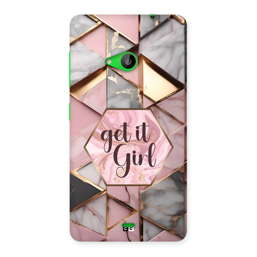 Diamond Girl Back Case for Lumia 535