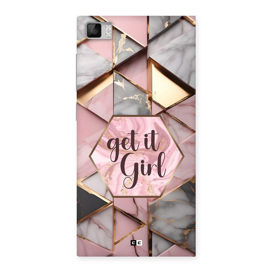 Diamond Girl Back Case for Mi3