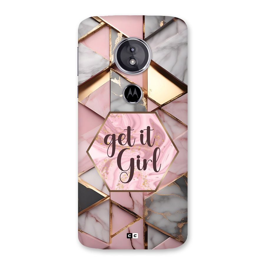 Diamond Girl Back Case for Moto E5