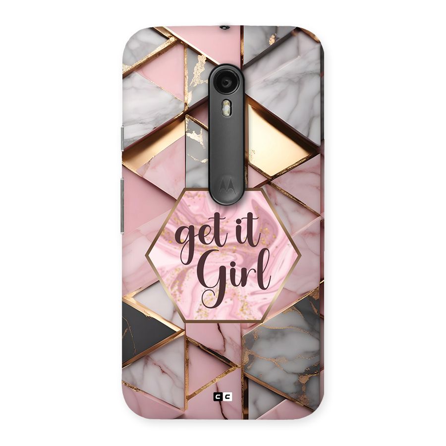 Diamond Girl Back Case for Moto G Turbo