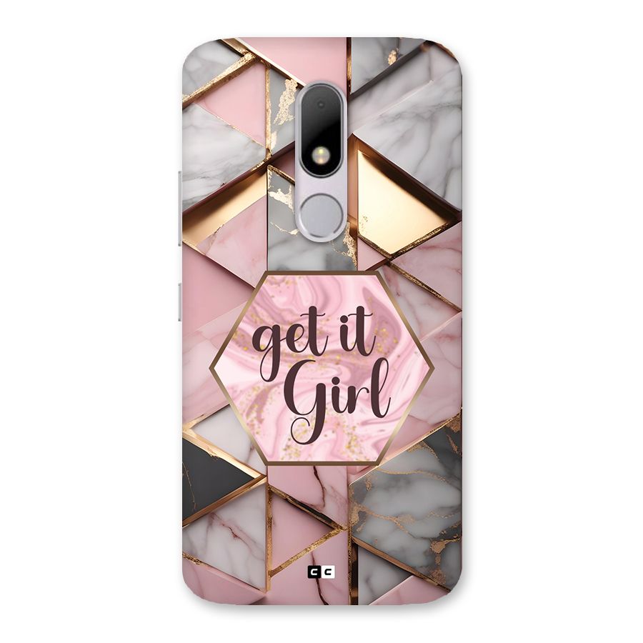 Diamond Girl Back Case for Moto M