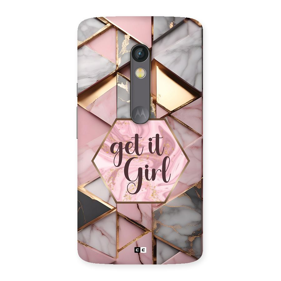 Diamond Girl Back Case for Moto X Play