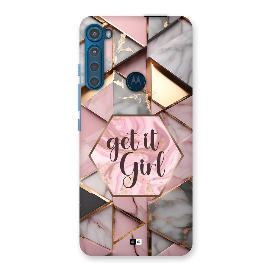 Diamond Girl Back Case for Motorola One Fusion Plus