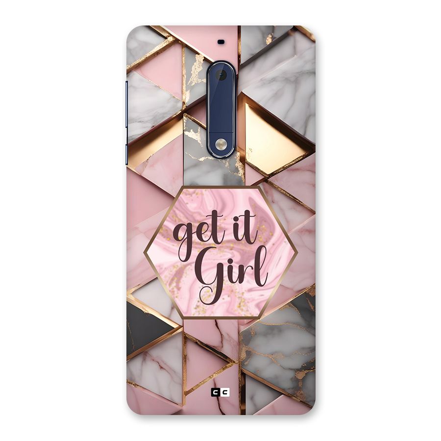 Diamond Girl Back Case for Nokia 5