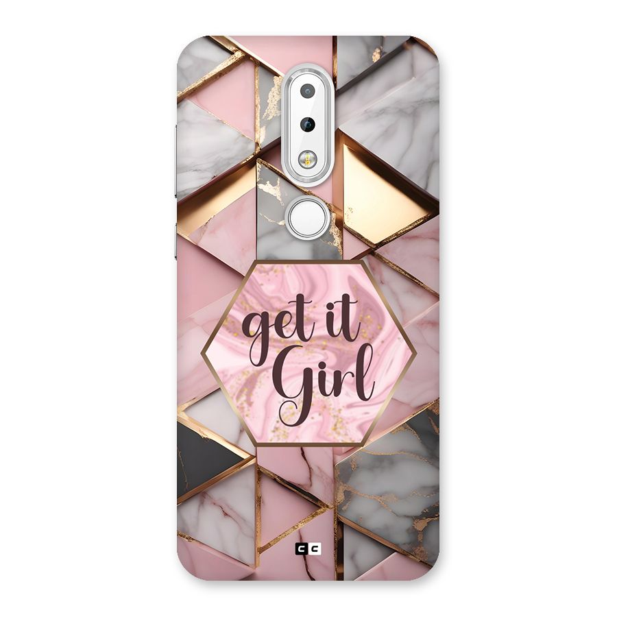 Diamond Girl Back Case for Nokia 6.1 Plus