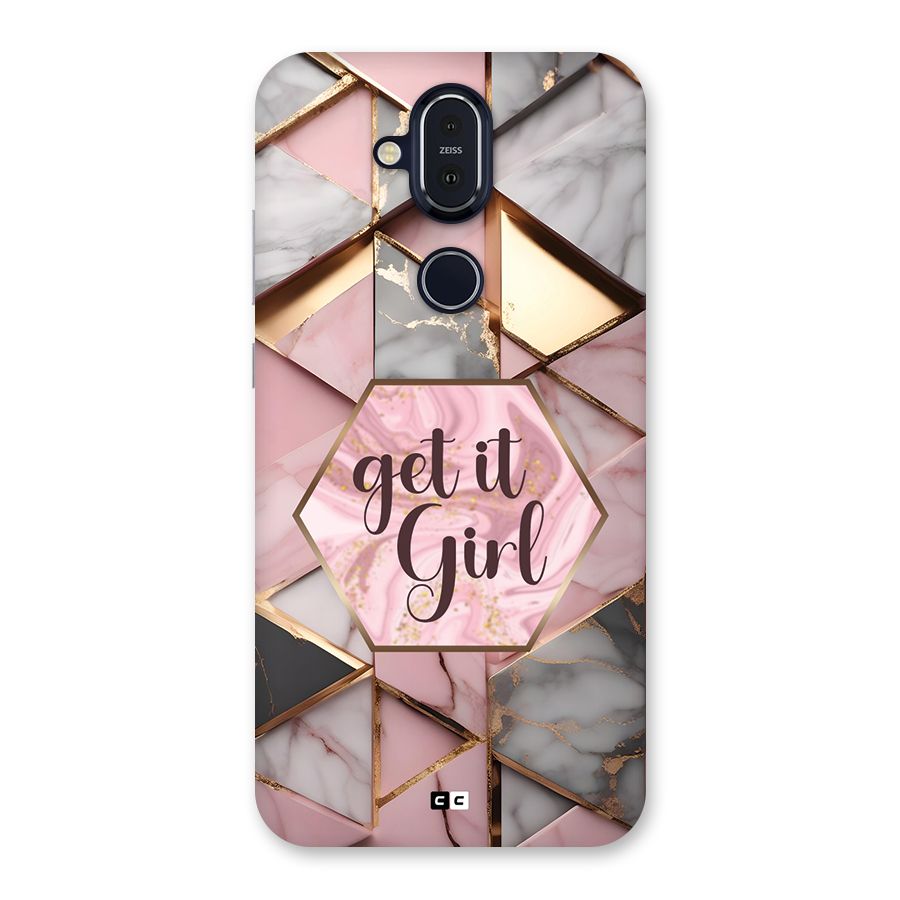 Diamond Girl Back Case for Nokia 8.1