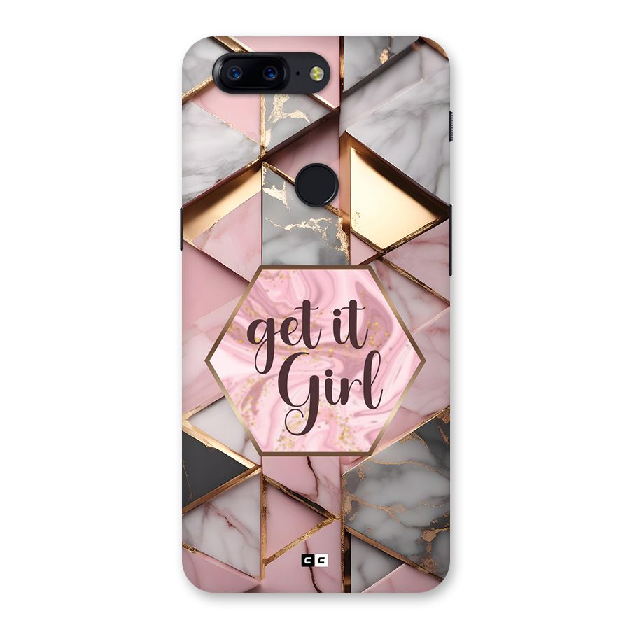 Diamond Girl Back Case for OnePlus 5T
