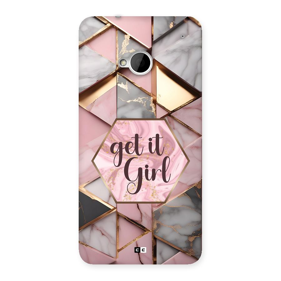 Diamond Girl Back Case for One M7 (Single Sim)