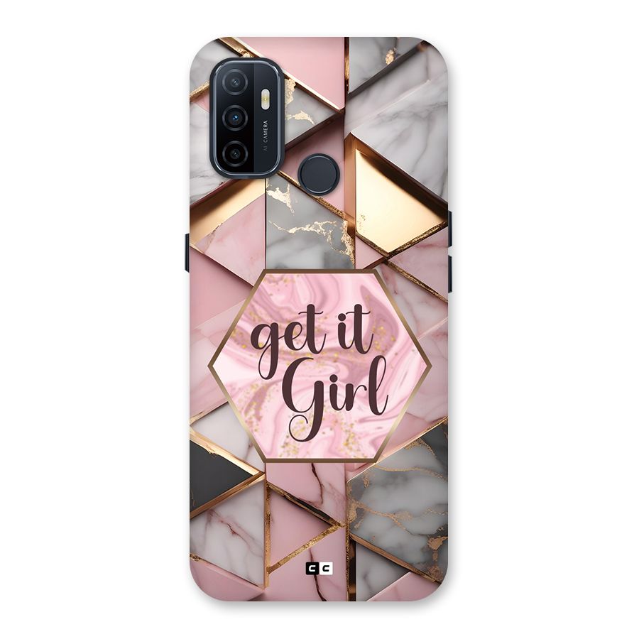 Diamond Girl Back Case for Oppo A32